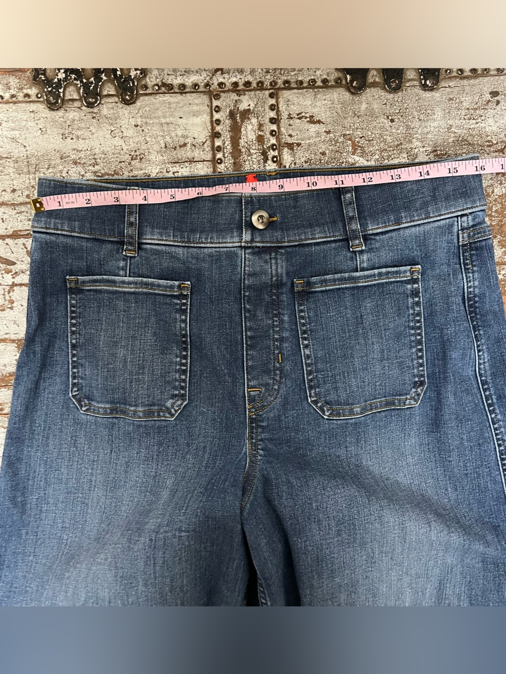 SPANX SPANXshape EveryWear Cropped Wide Leg Jeans - Picture 8 of 16